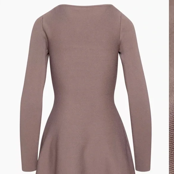 NEW NWT SCULPT DRESS ARITIZIA SQUARE NECK APPLAUSE - Picture 5 of 6